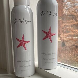 Star Fish Seas white tea & citrus home fragrance duo